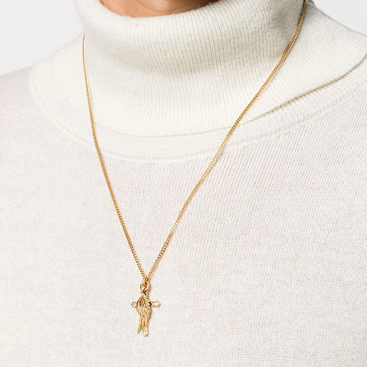 EMANUELE BICOCCHI Wing & Cross Pendant-2