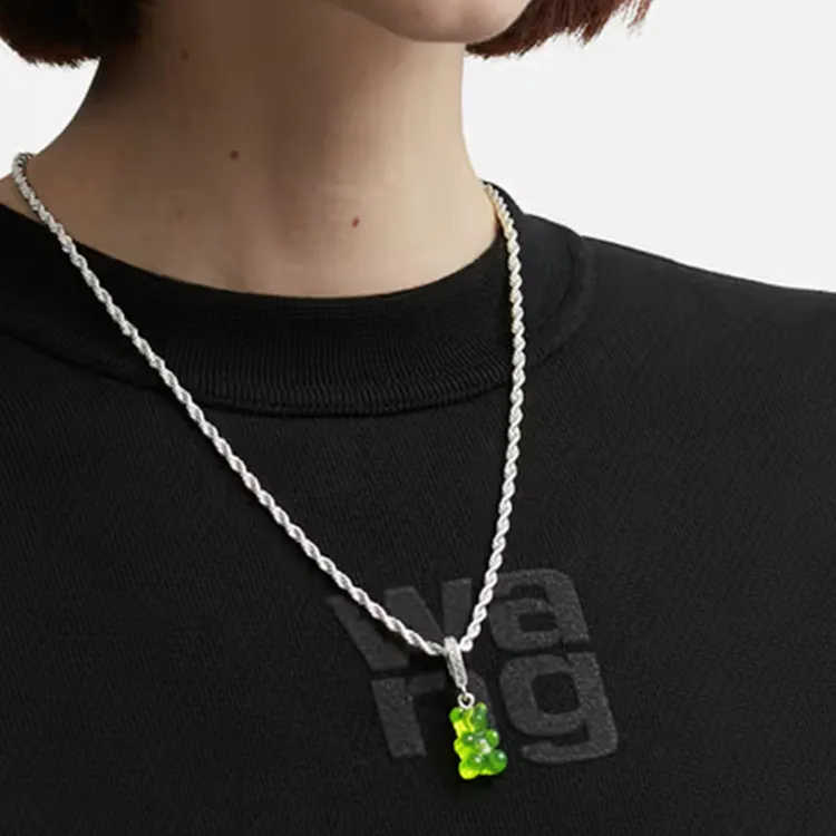 Crystal Haze Brass Charms / Pendants Women's Lime Green-2