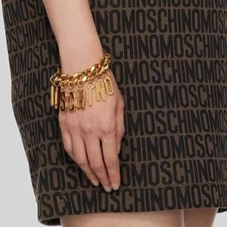 MOSCHINO - Bracelets Unisex Gold-2