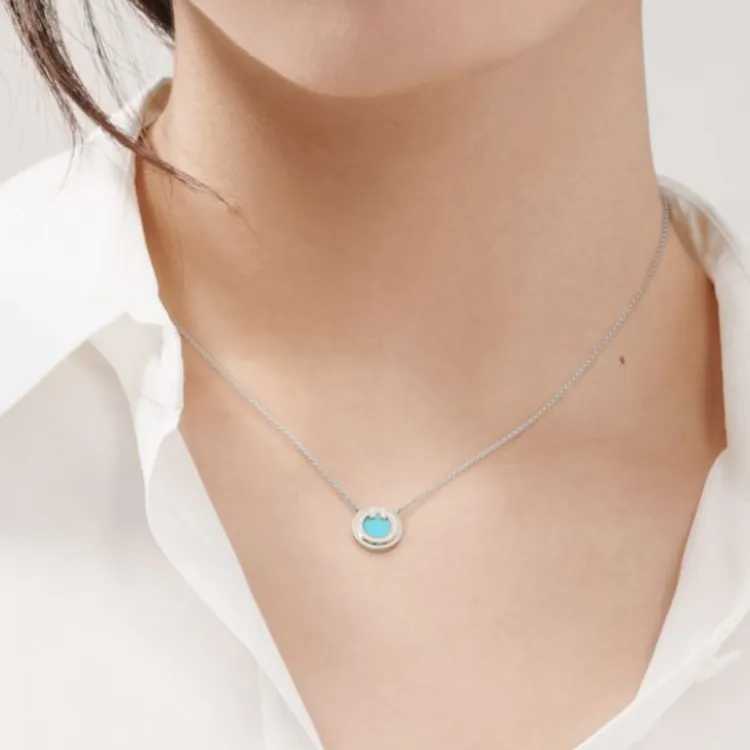 TIFFANY & CO. 18K White Gold Necklaces Unisex White Gold-2