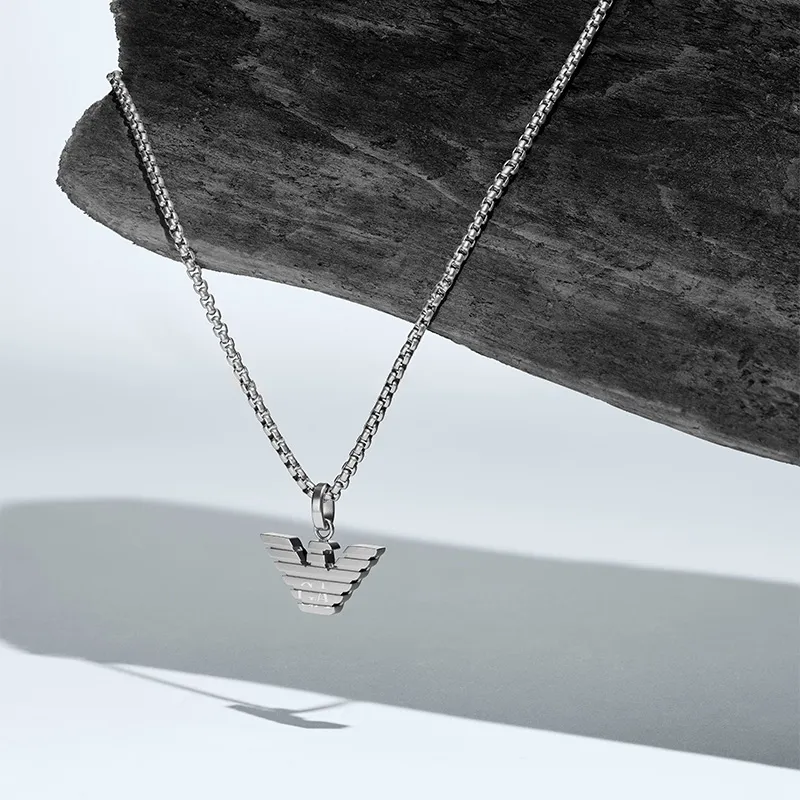EMPORIO ARMANI - Necklaces Men's Silver-1