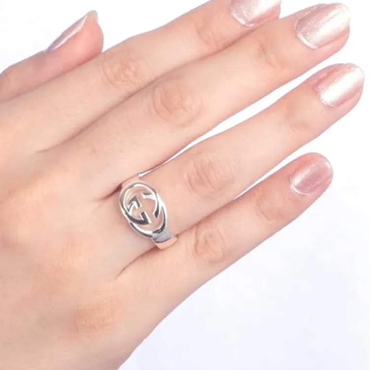 GUCCI Sterling Silver Rings Women's Silver-1