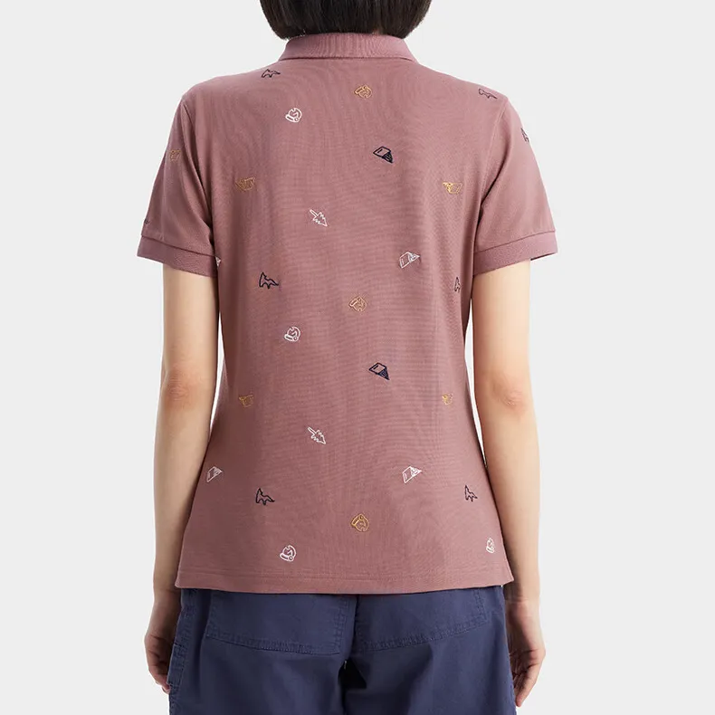 Columbia Polo Shirt Women's Brown-2