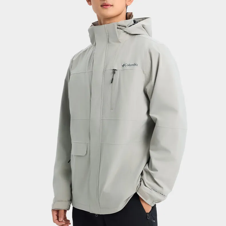 Columbia Windbreaker Jacket Men's Gray-5
