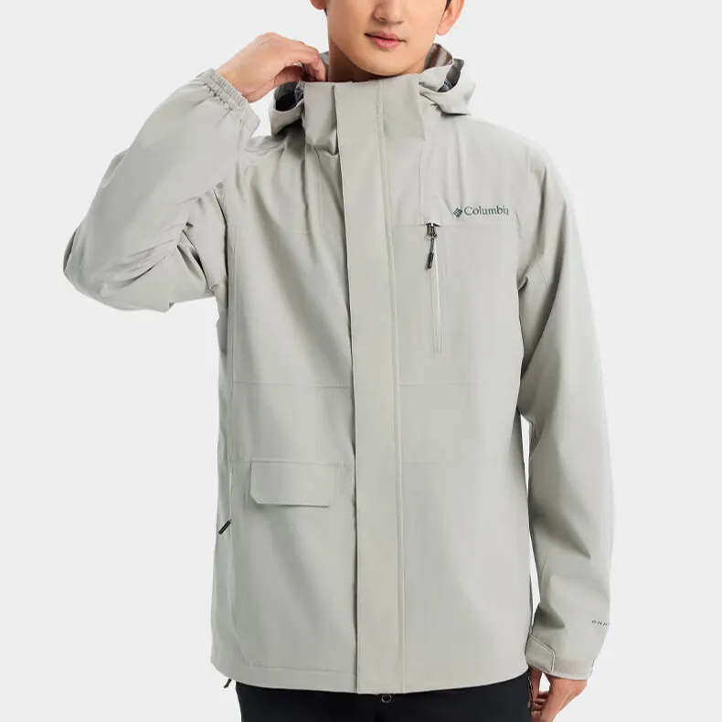 Columbia Windbreaker Jacket Men's Gray-3