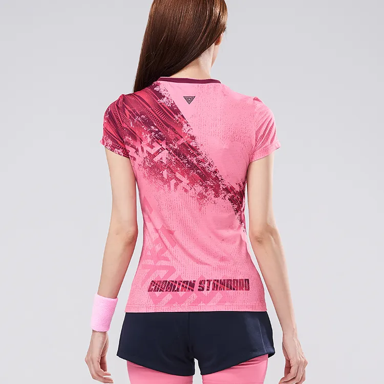 CORALIAN Badminton Clothing Women's Red-1