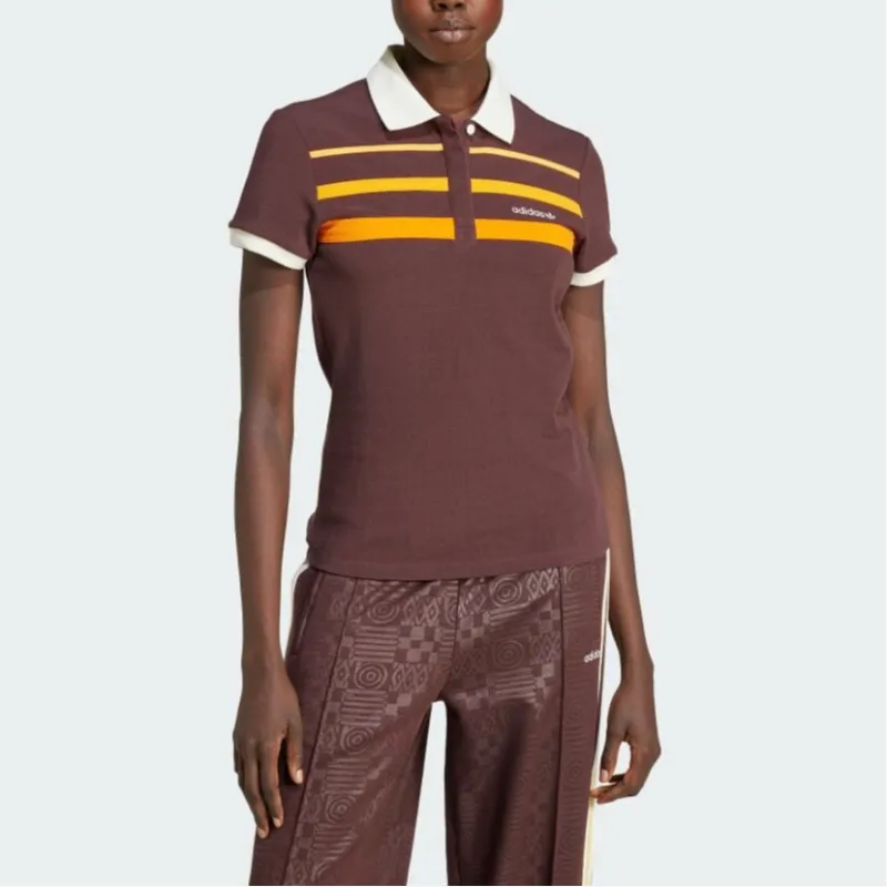 Adidas Originals '80s Logo embroidered Polo Top-1