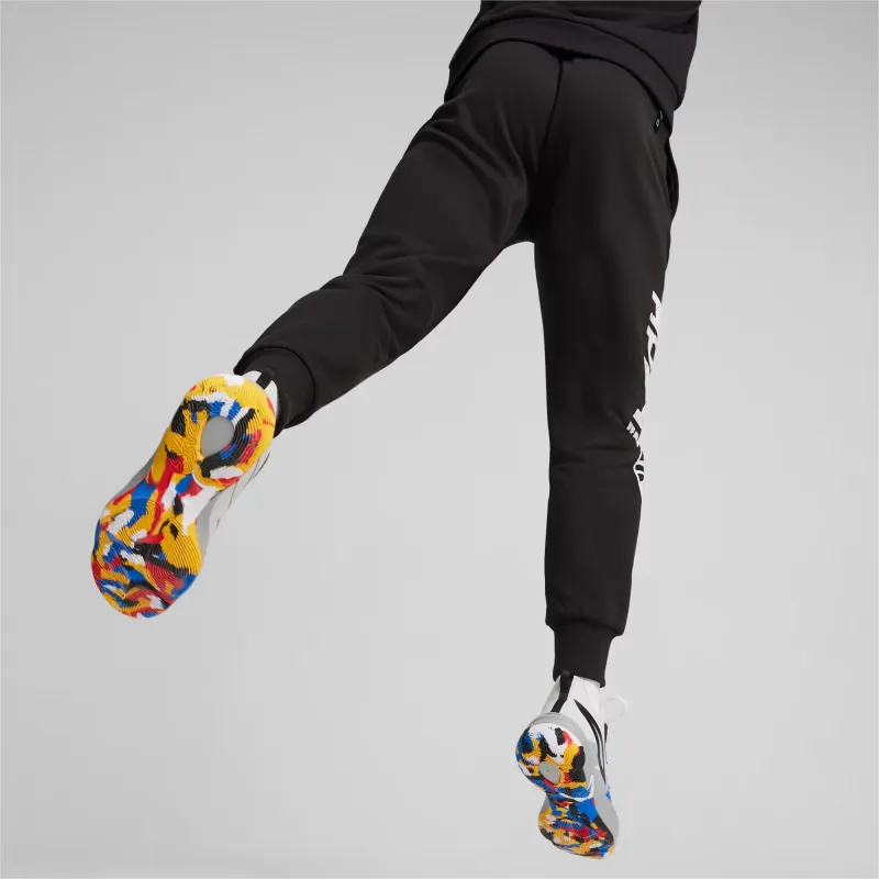 PUMA Posterize 2.0 Basketball Track Pants Basketball Shorts Men's Black-4