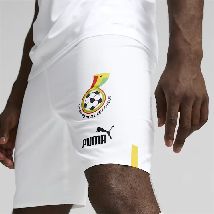 PUMA Ghana Soccer Bottoms Men's White-3
