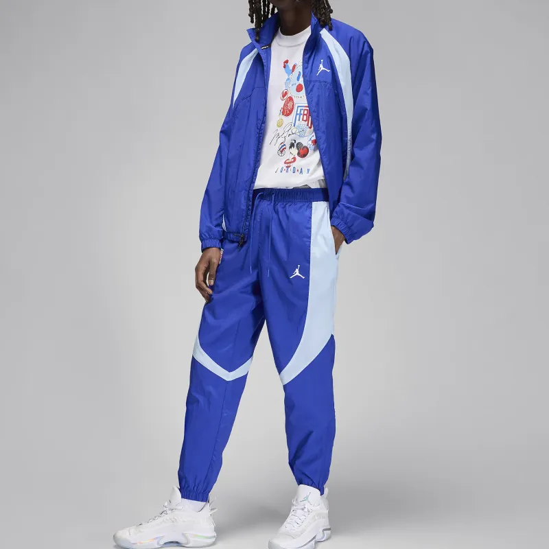 Jordan Sport JAM X Fédération Française De Basketball Casual Pants Men's Royal Blue-2