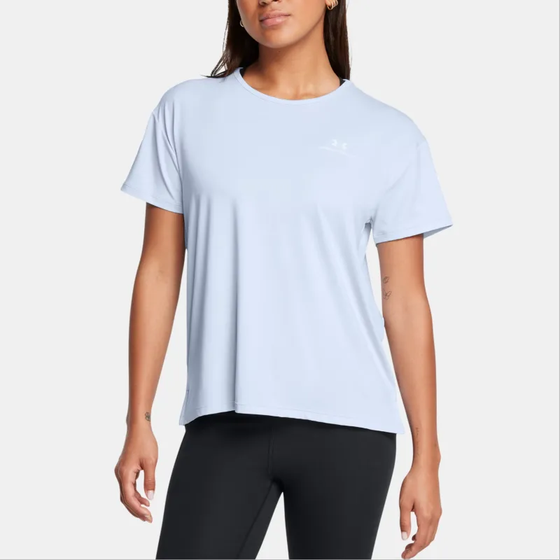 Under Armour Vanish Drop Shoulder Sleeve T Shirt Women's Sky Blue-2