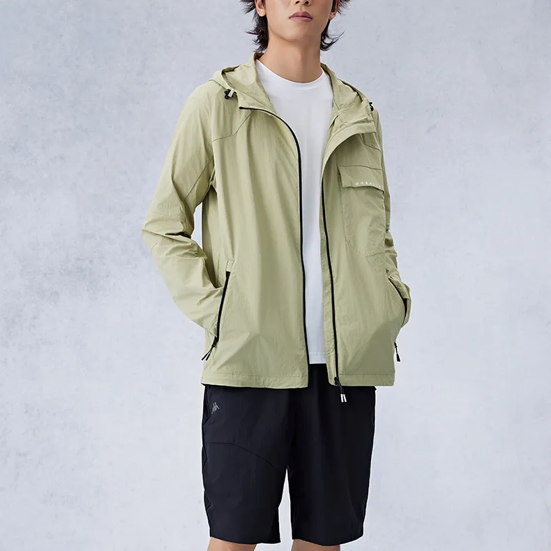 Kappa SS24 Trench Coat Men's Green-3