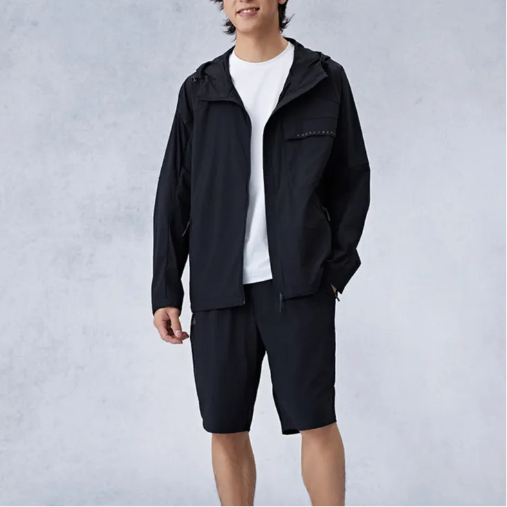 Kappa SS24 Trench Coat Men's Black-2