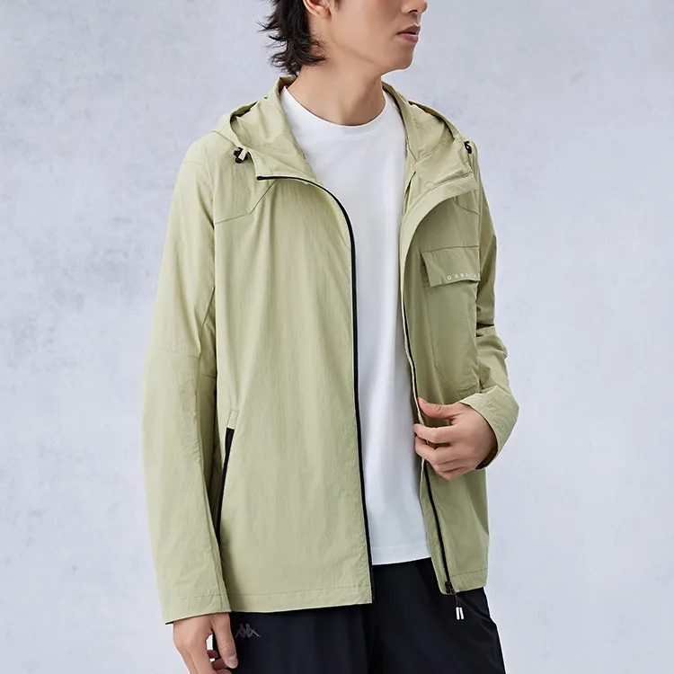 Kappa SS24 Trench Coat Men's Green-2
