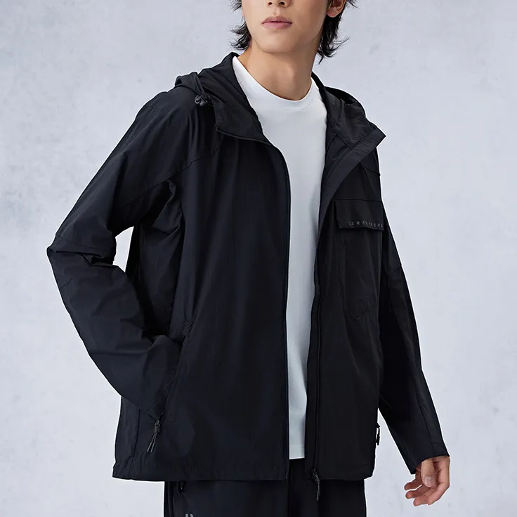 Kappa SS24 Trench Coat Men's Black-3