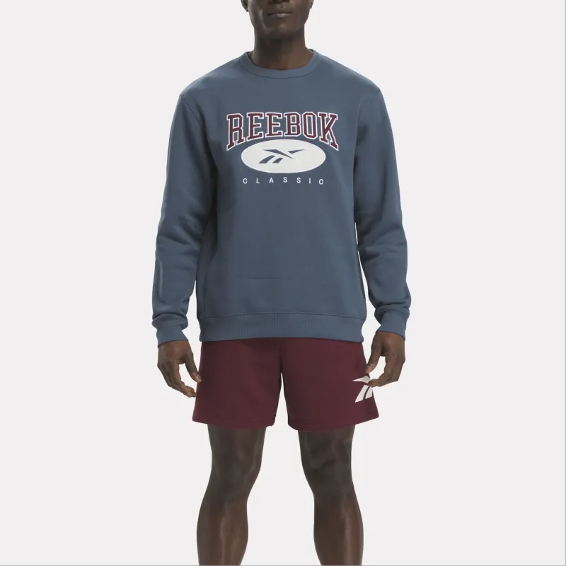 Reebok Classics Archive Essentials Crew Sweatshirt Men's Blue-3