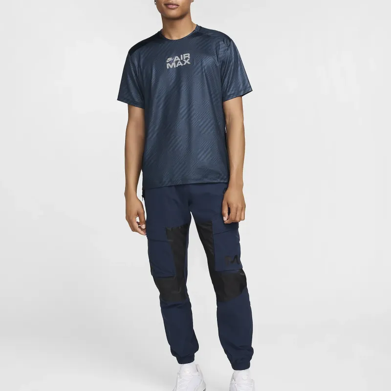Nike Air Ma Drop Shoulder Sleeve T-Shirt Men's Marine Blue-1