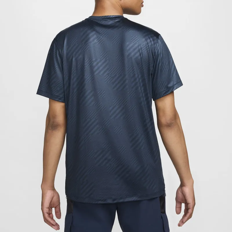 Nike Air Ma Drop Shoulder Sleeve T-Shirt Men's Marine Blue-2