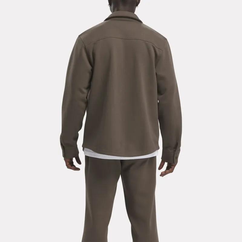 Reebok Classic Fleece-Lined Jackets Coats Men's Khaki-1