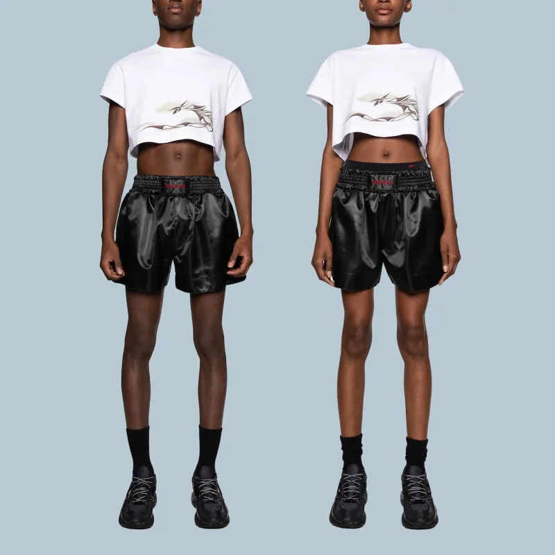 Reebok Dragon-print Cotton Cropped T-shirt-1