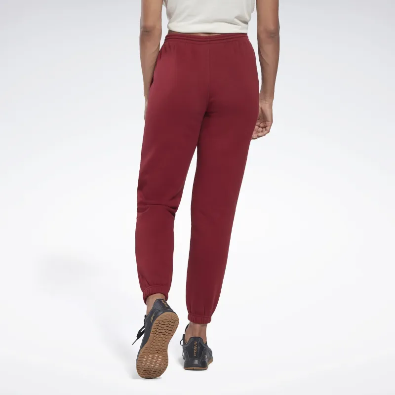 Reebok Identity Fleece Joggers Casual Pants Women's Red-3