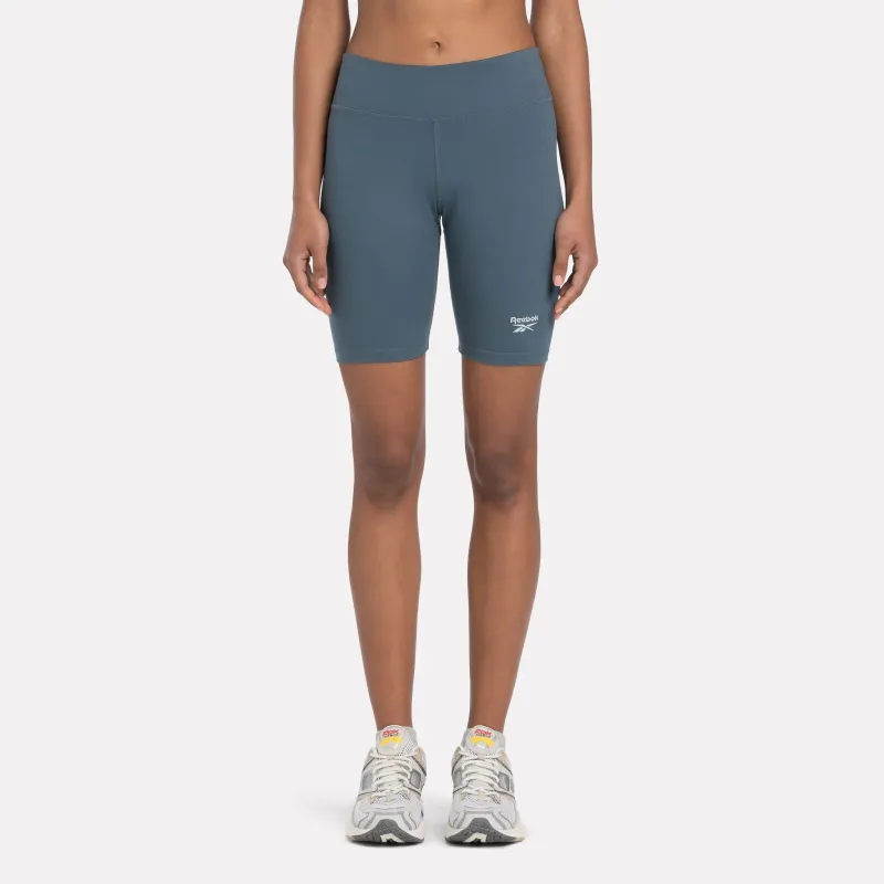 Reebok Identity Small Logo Shorts Sports Shorts Women's Steel Blue-1