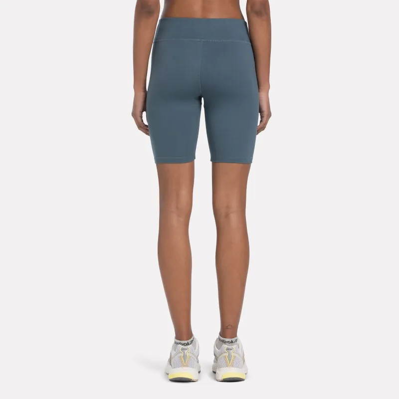 Reebok Identity Small Logo Shorts Sports Shorts Women's Steel Blue-2