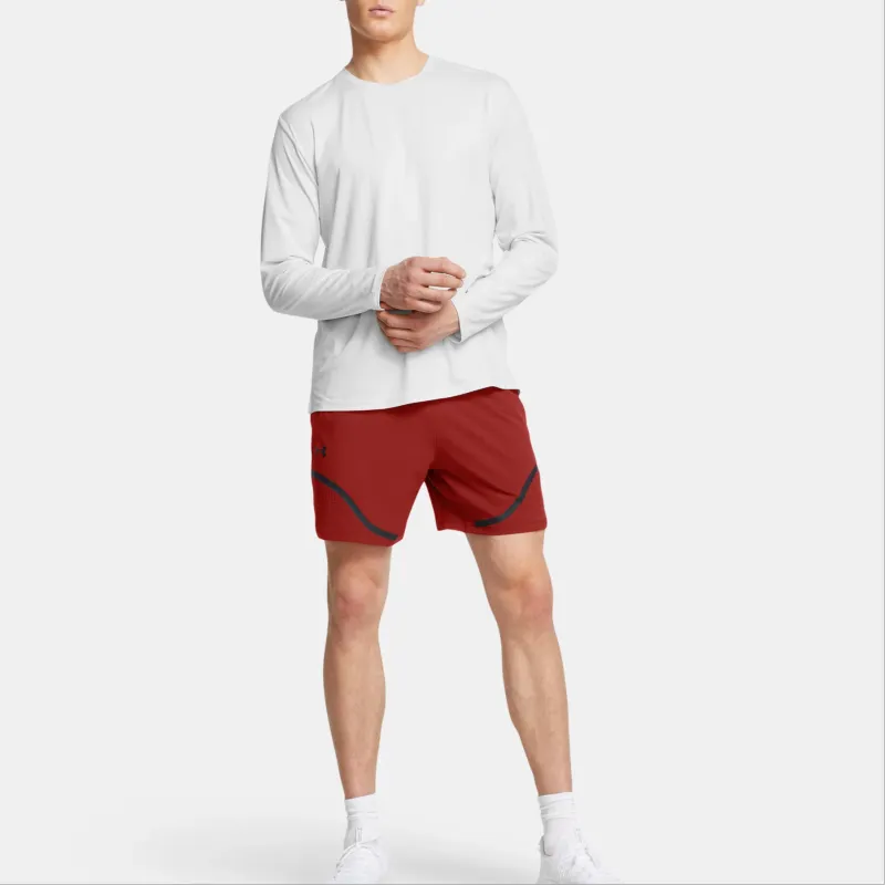 Under Armour Woven Collection UA Vanish 6'Graphic Casual Shorts Men's Orange-2