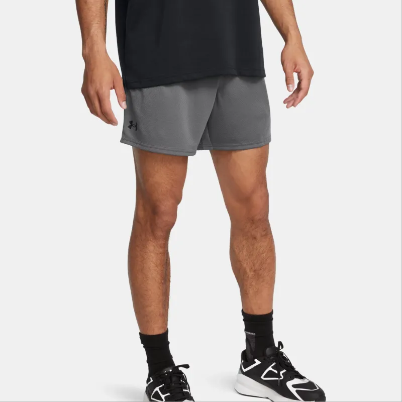 Under Armour Tech Mesh 6' Casual Shorts Men's Gray-3