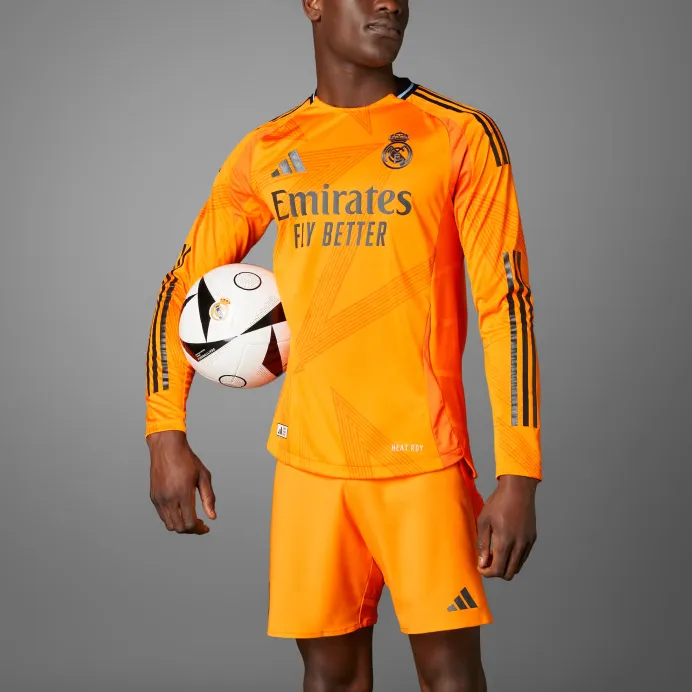 Adidas Free Shipping With AdiClub Real Madrid 24/25 Long Sleeve Away Authentic Jersey-3