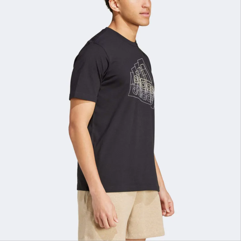 Adidas TECH BADGE OF SPORT T-Shirt Men's Black-3
