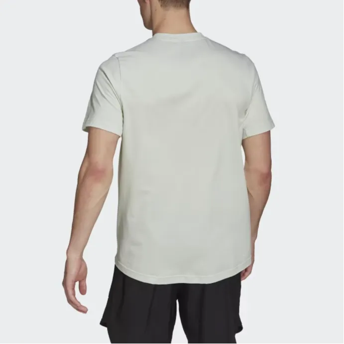 Adidas AEROREADY Designed To Move Feelready T-Shirt Men's Linen Green-2