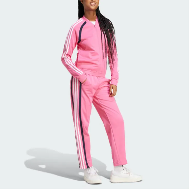 Adidas Sportswear Teamsport Track Suit Casual Suit Women's Magenta-2