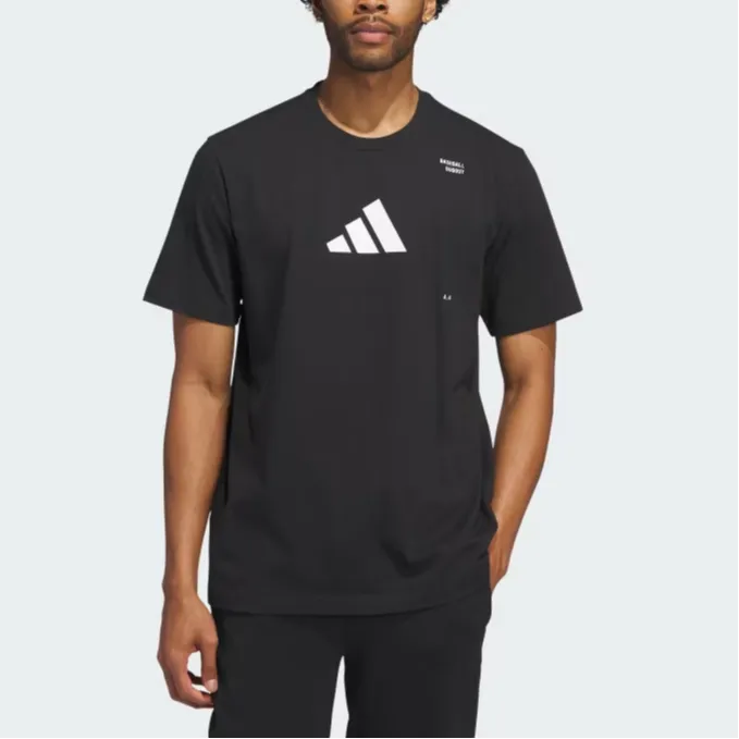 Adidas Baseball Graphic T-Shirt Men's Black-1