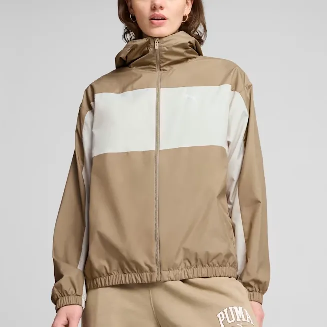 PUMA WINDBREAKER Lined Jackets Coats Women's Oak Branch-2