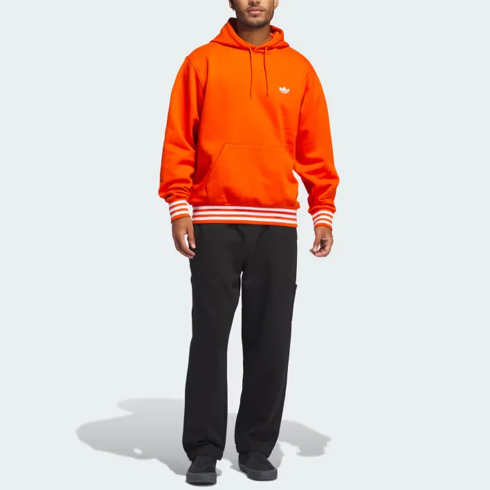 Adidas Originals Shmoofoil Heavyweight Hoodie Sweatshirt Men's Preppy Orange-2