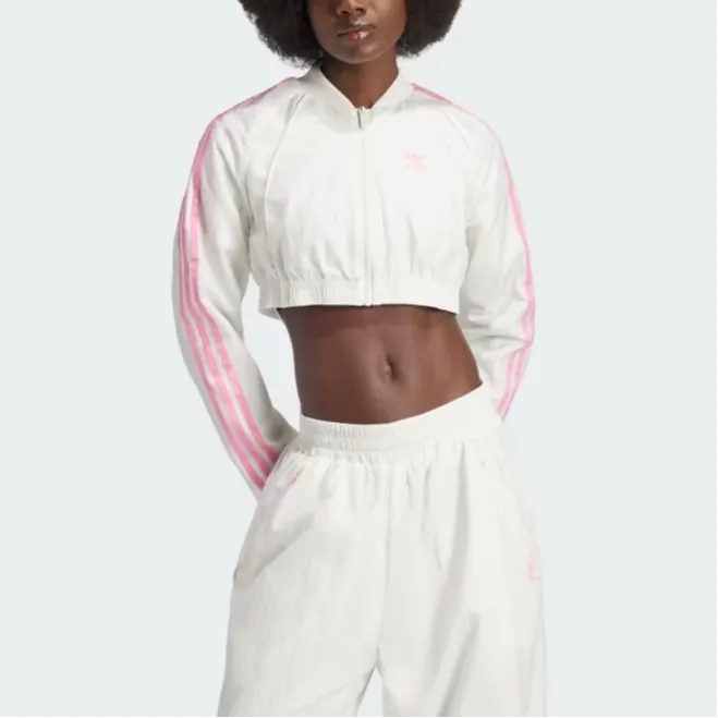 Adidas Originals Crop Top Women's Cloud White-2