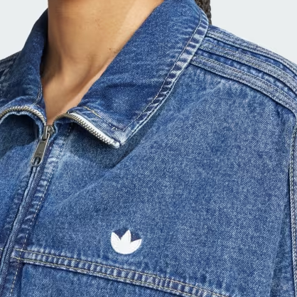 Adidas Originals Premium Essentials Denim Track Top - POIZON
