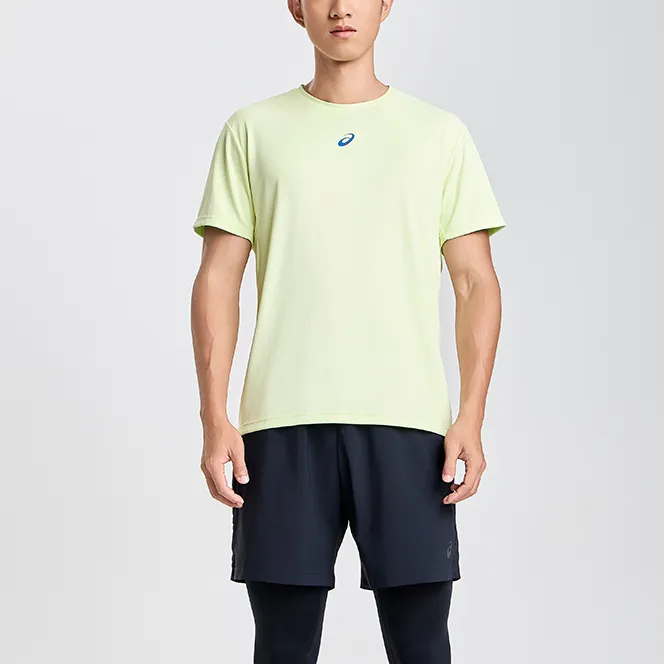 Asics Men Running SS24 T Shirt Men's Light Green-1