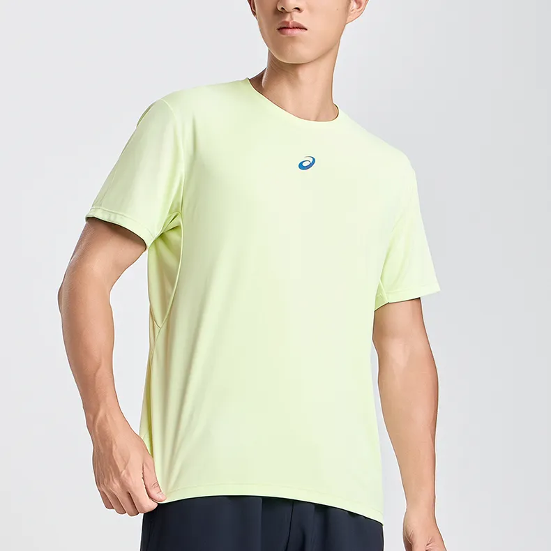 Asics Men Running SS24 T Shirt Men's Light Green-2