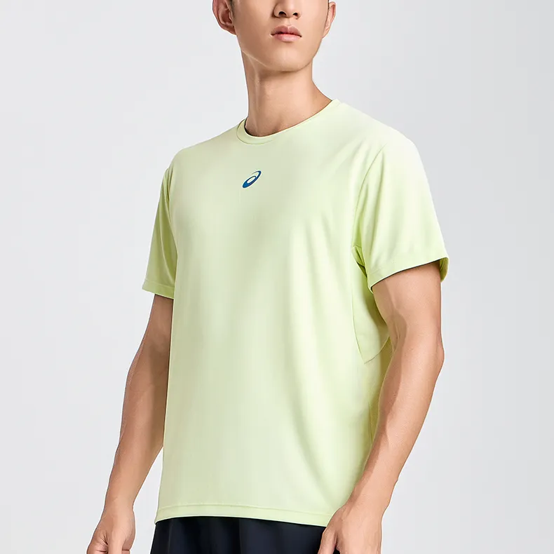 Asics Men Running SS24 T Shirt Men's Light Green-3