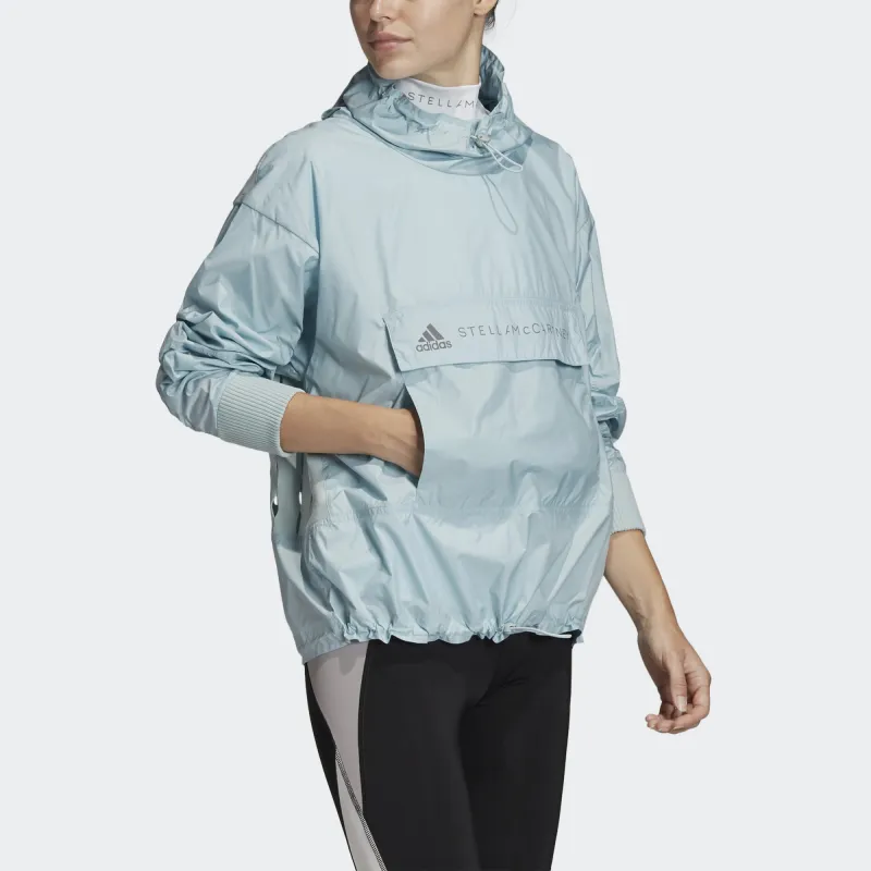 Adidas Stella McCartney Анорак Tech Jackets Coats Women's Pure Blue-3