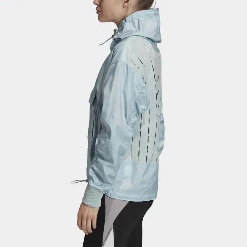 Adidas Stella McCartney Анорак Tech Jackets Coats Women's Pure Blue-6