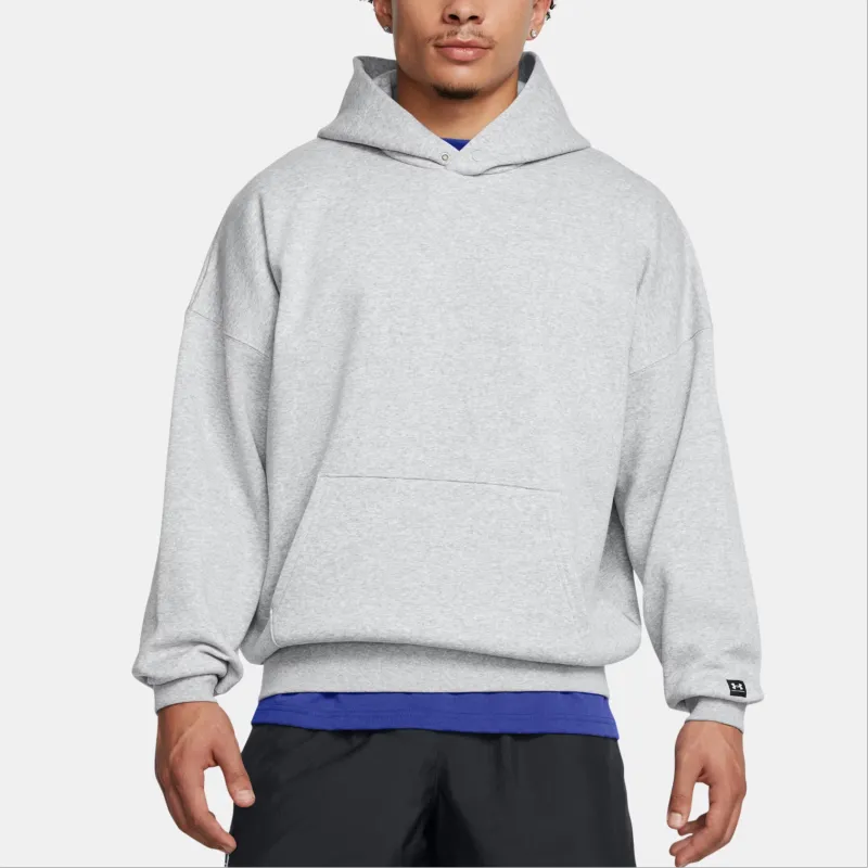 Under Armour Icon UA Fleece Sweatshirt Men's Modern Gray Heather/Black-2