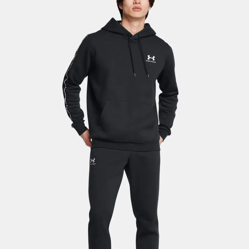 Under Armour Icon UA Fleece Taping Sweatshirt Men's Black/White-3