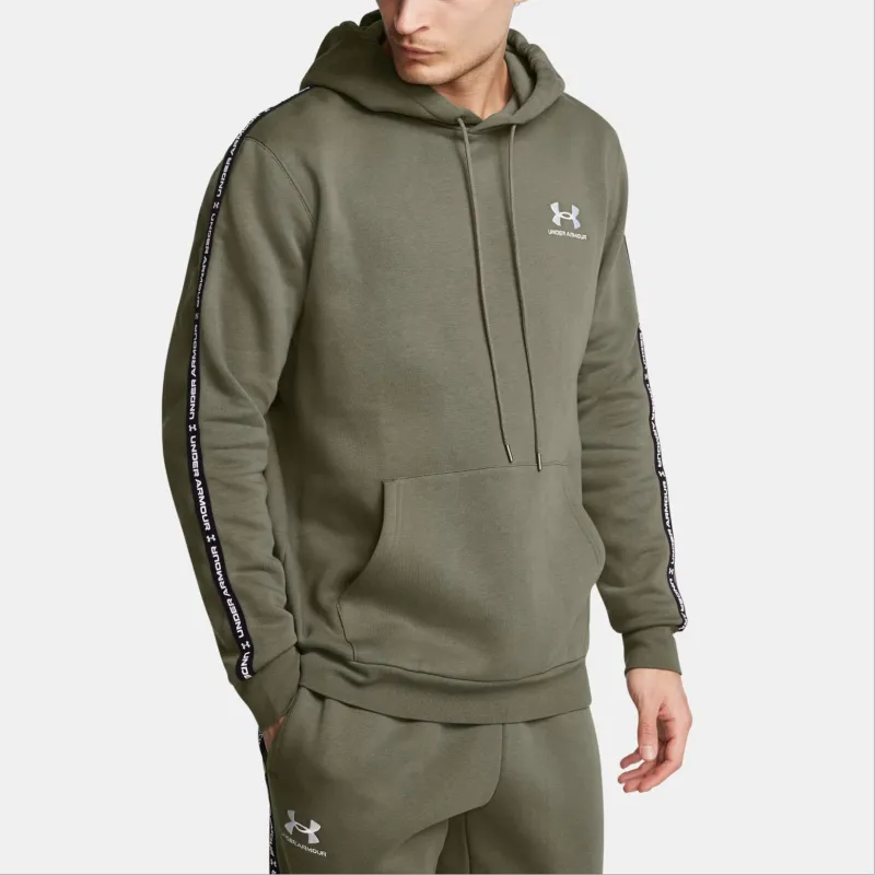 Under Armour Icon UA Fleece Taping Sweatshirt Men's Green/White-3