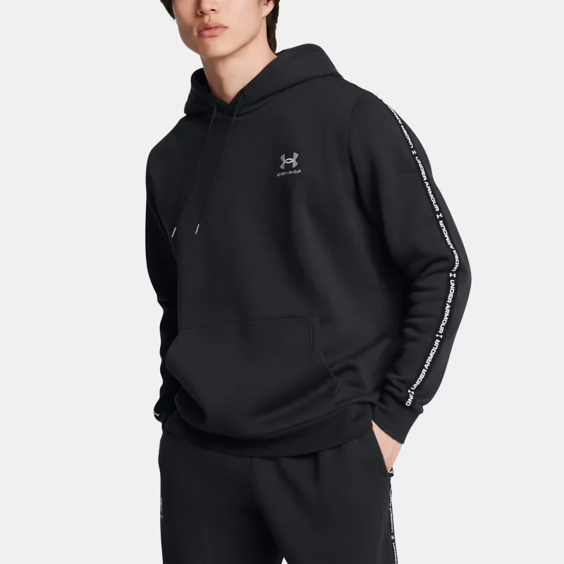 Under Armour Icon UA Fleece Taping Sweatshirt Men's Black/White-2