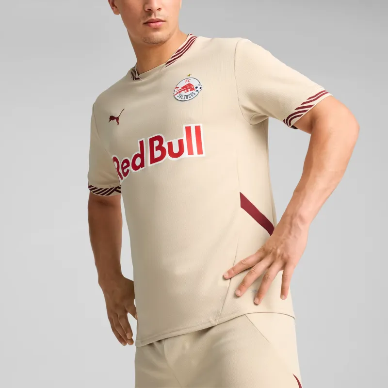 PUMA FC Red Bull Salzburg FW24 24/25 Third Jersey Soccer Jerseys Men's Granola/Empress Red-3