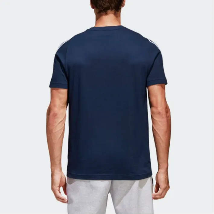 Adidas ESSENTIALS CLASSICS 3-STRIPES TEE T-Shirt Men's Marine Blue-3