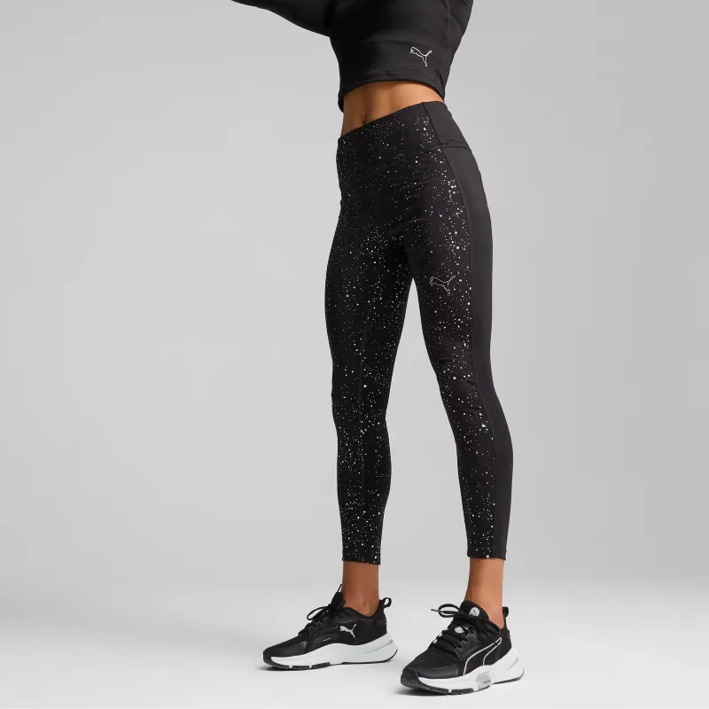 PUMA DRYCELL INTERGALACTIC Women's High-Waist 7/8 Tights Athletic Trousers Women's Black-4